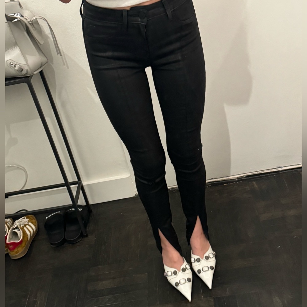 L’agence Jyothi Coated Jean Split Hem